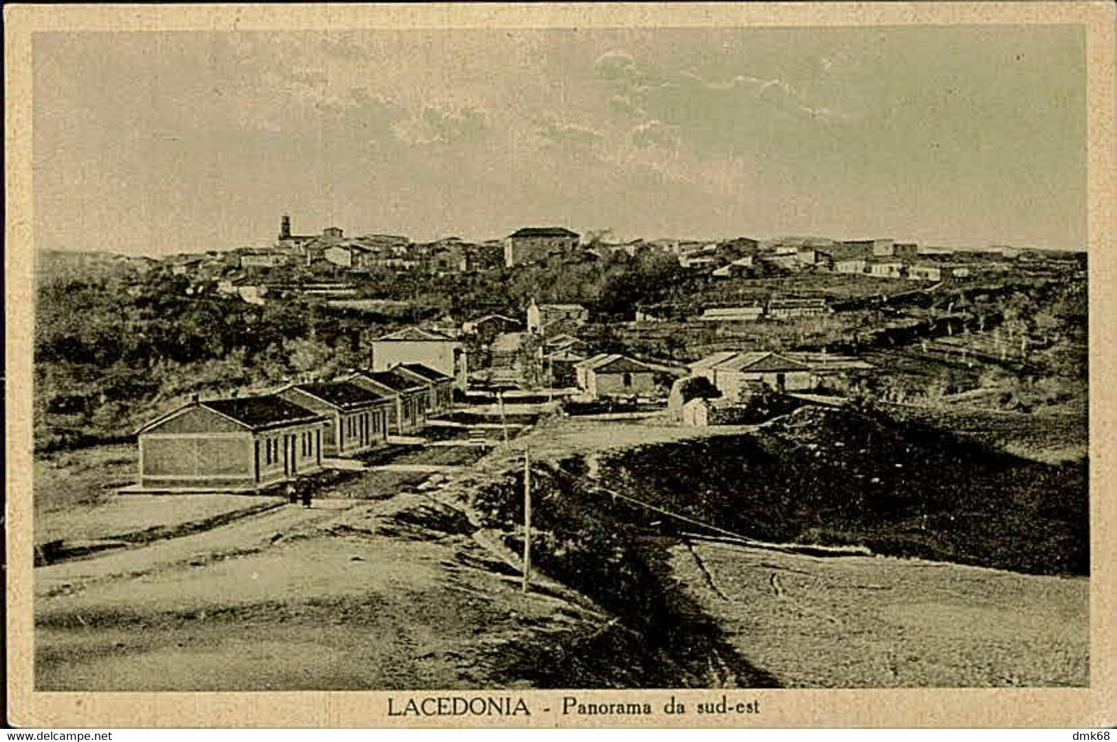 LACEDONIA ( AVELLINO ) PANORAMA DA SUD-EST - EDIZIONE DI MAURO - 1936 (12687) - Avellino