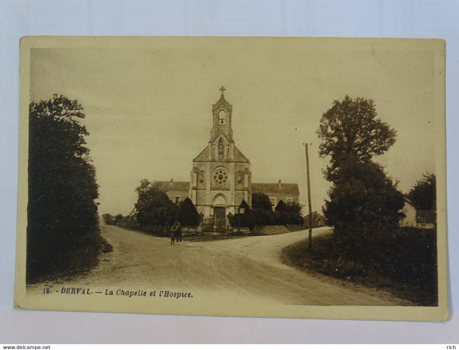 CPA 44 Loire Atlantique - DERVAL - La Chapelle Et L'Hospice - Derval