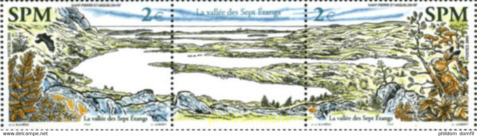 184400 MNH SAN PEDRO Y MIQUELON 2005 VALLE DE SEPT ETANGS - Oblitérés