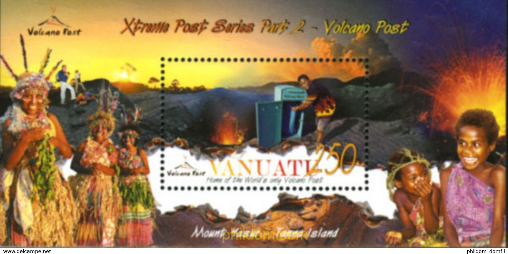 184748 MNH VANUATU 2005 BUZON EN UN VOLCAN - Volcans