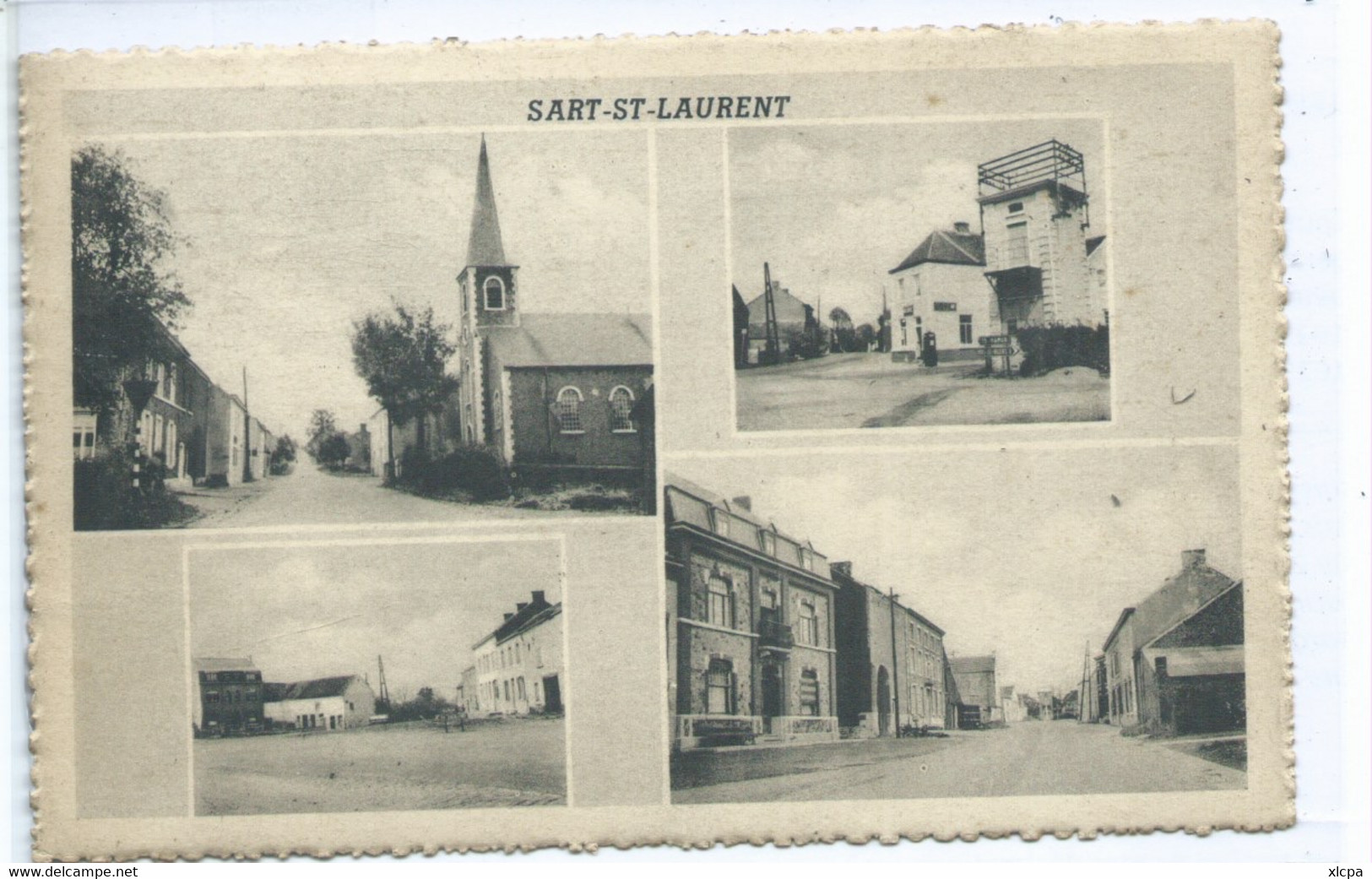 Sart Saint Laurent ( Fosses La Ville ) Carte Multivues ( TRES Rare ) - Fosses-la-Ville