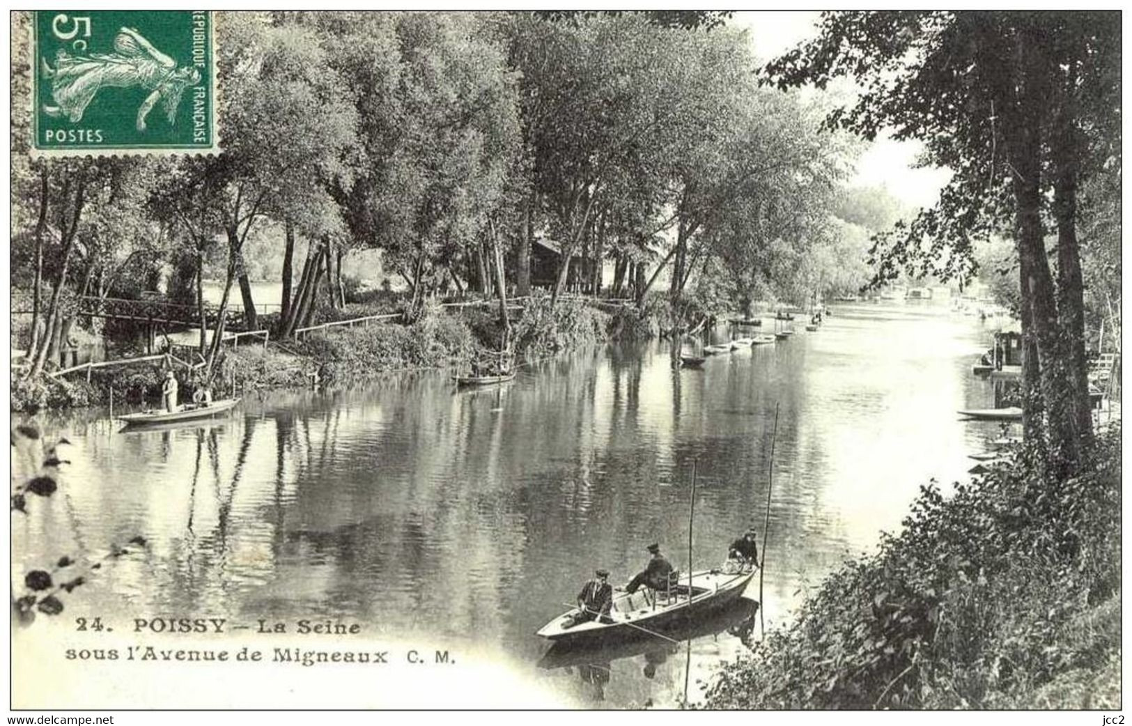 78-Poissy-(La Seine Sous L'avenue De Migneaux) - Poissy