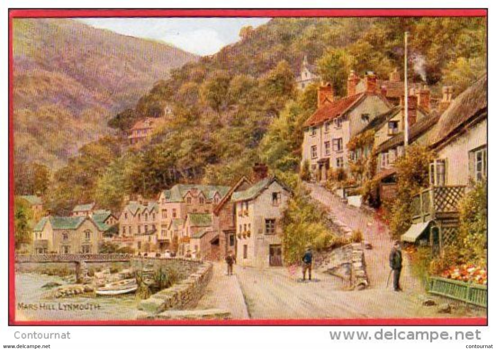 CPA ANGLETERRE LYNMOUTH Mars Hill - Lynmouth & Lynton