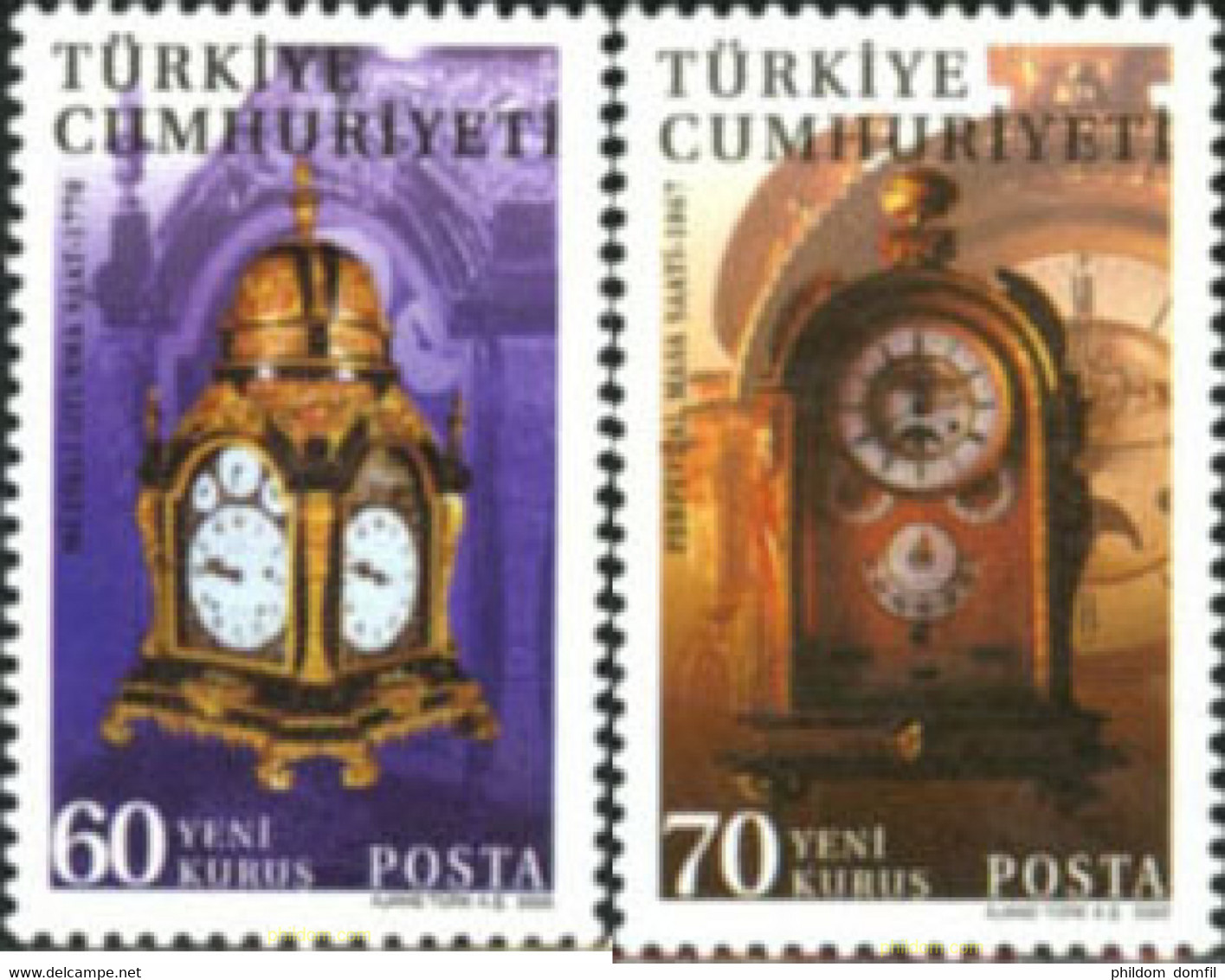 185241 MNH TURQUIA 2005 RELOJES - Verzamelingen & Reeksen