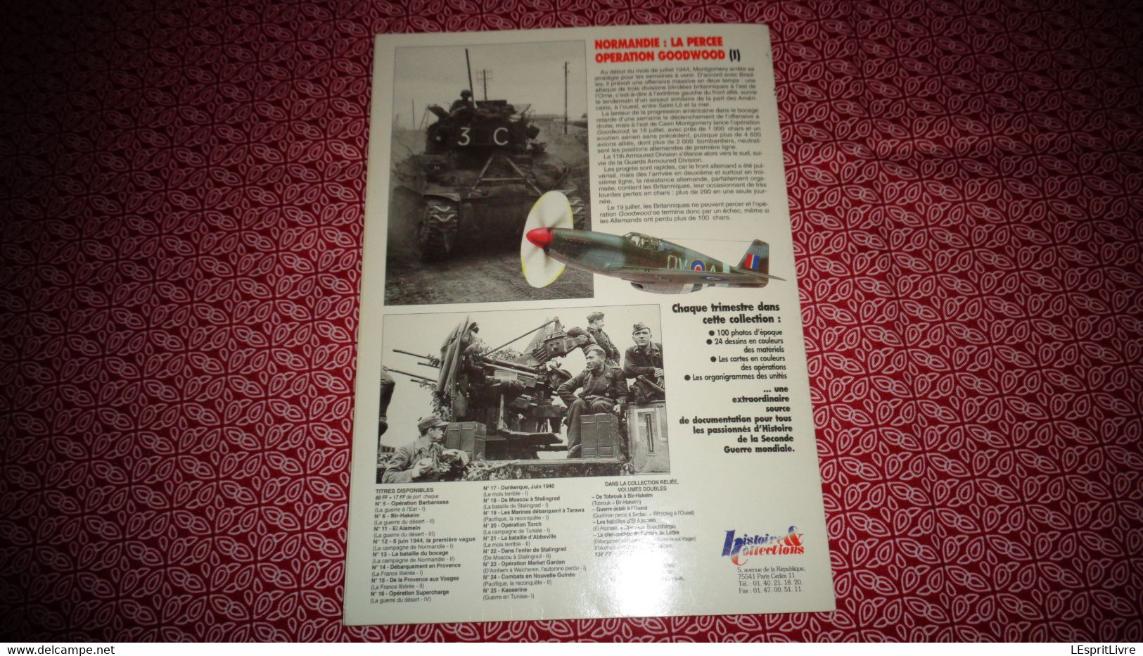 MILITARIA magazine Hors Série N° 26 Guerre 40 45 Opération Goodwood Normandie Colombelles Caën France 40 45