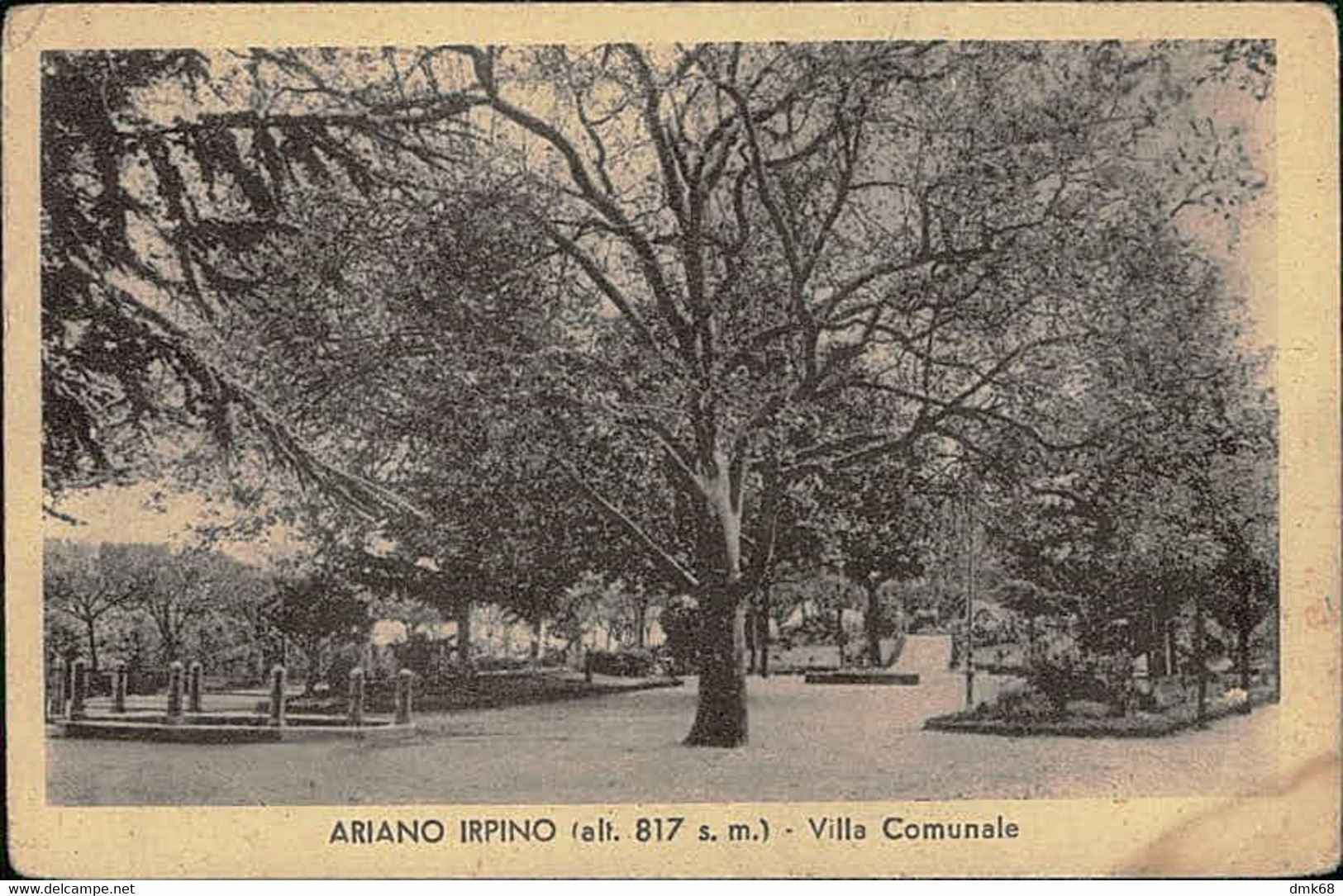 ARIANO IRPINO ( AVELLINO ) VILLA COMUNALE - EDIZ. CAPOBIANCO - 1940s (12691) - Avellino