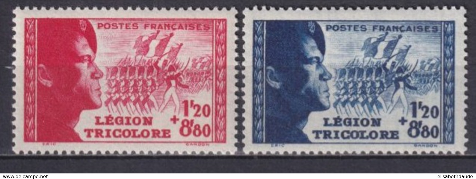 1942 - LEGION FRANCAISE - YVERT N°565/566 ** MNH - COTE = 25 EUR - Nuovi