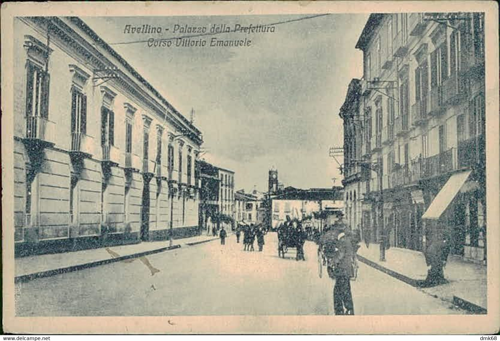 AVELLINO - PALAZZO DELLA PREFETTURA - CORSO VITTORIO EMANUELE - EDIZ. CESA - SPEDITA 1920 (12693) - Avellino