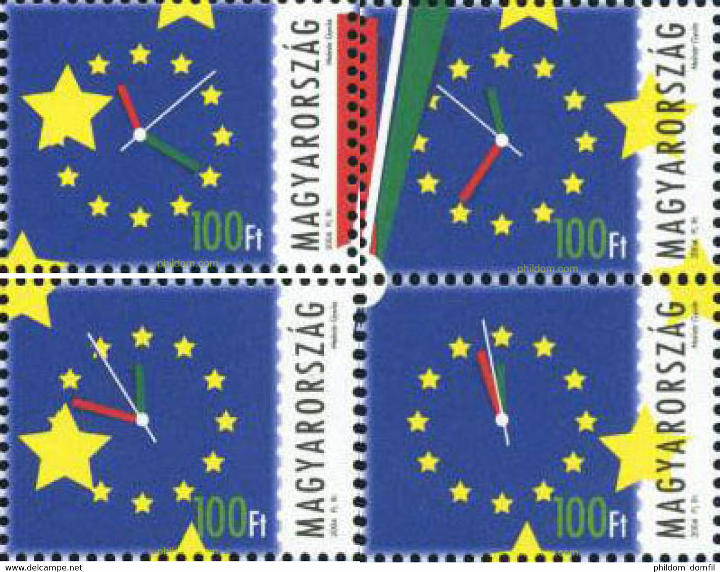 186918 MNH HUNGRIA 2004 ADHESION A LA UNION EUROPEA - Gebruikt