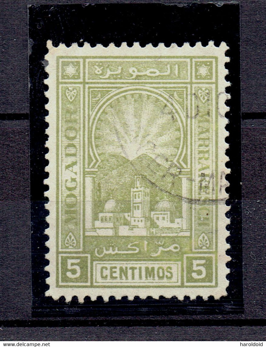 MAROC POSTES LOCALES - MOGADOR A MARRAKECH - N°84"a" DENT 11 1/2 - TB - Sellos Locales