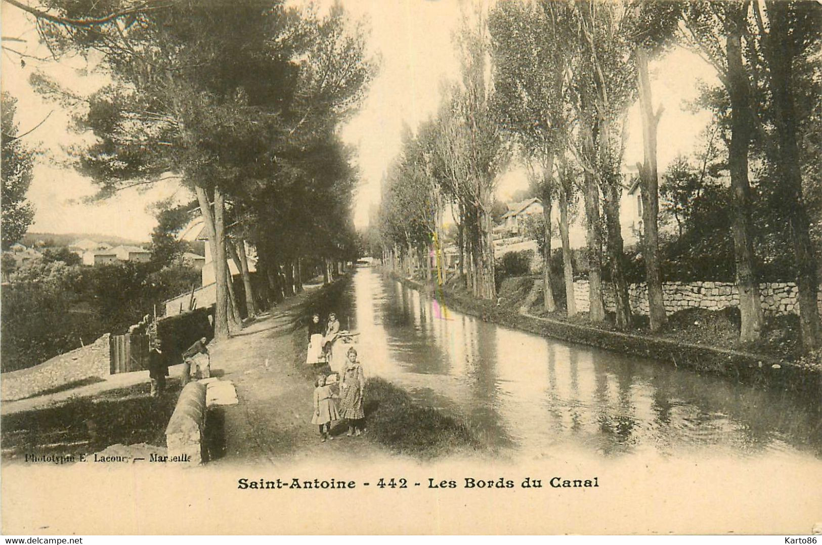 Marseille * Quartier Saint Antoine * Les Bords Du Canal * Villageois - Nordbezirke, Le Merlan, Saint-Antoine