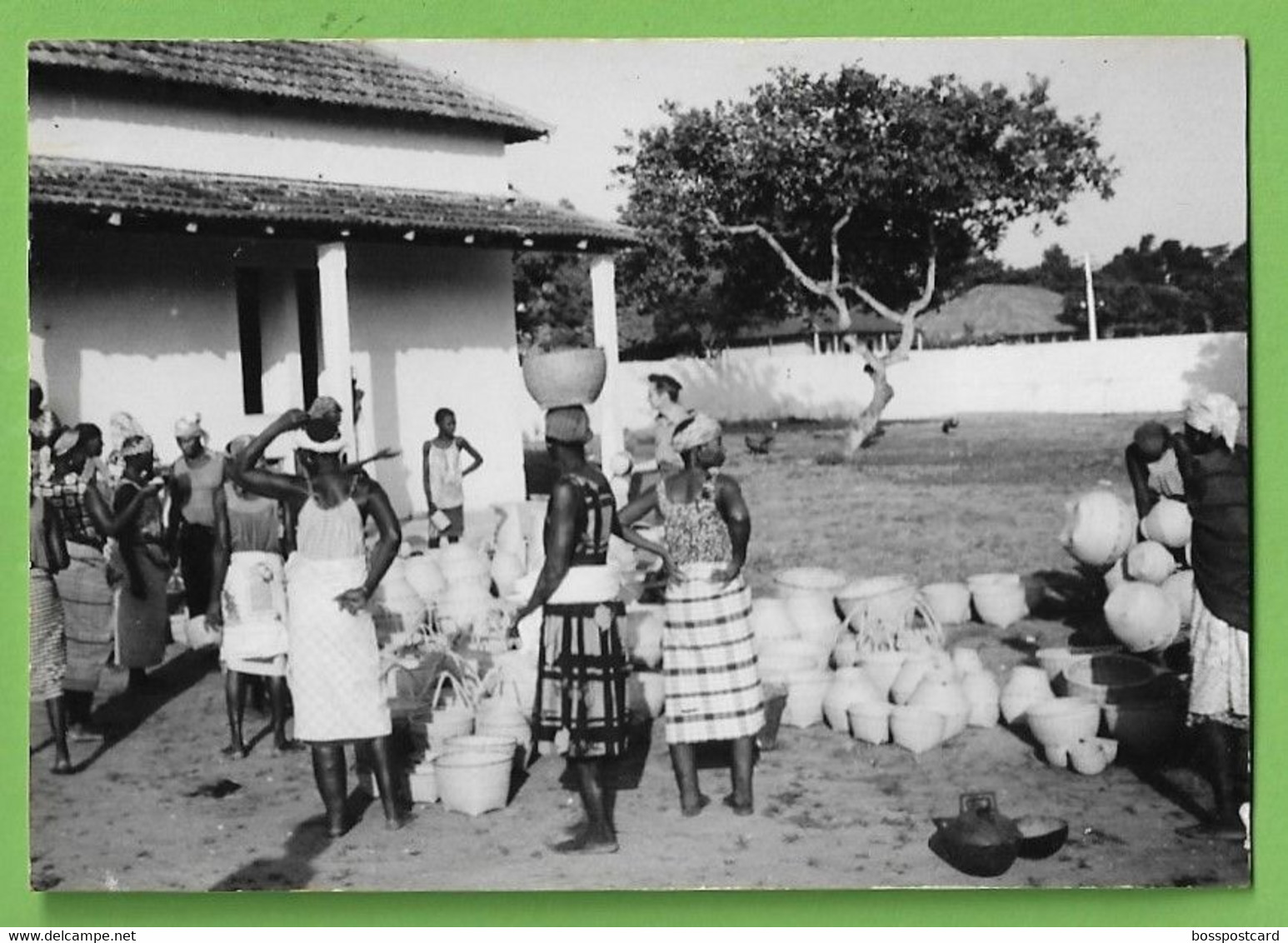 Teixeira Pinto - REAL PHOTO - Mercado - Feira - Ethnic - Ethnique - Costumes - Guiné-Bissau - Guinea-Bissau