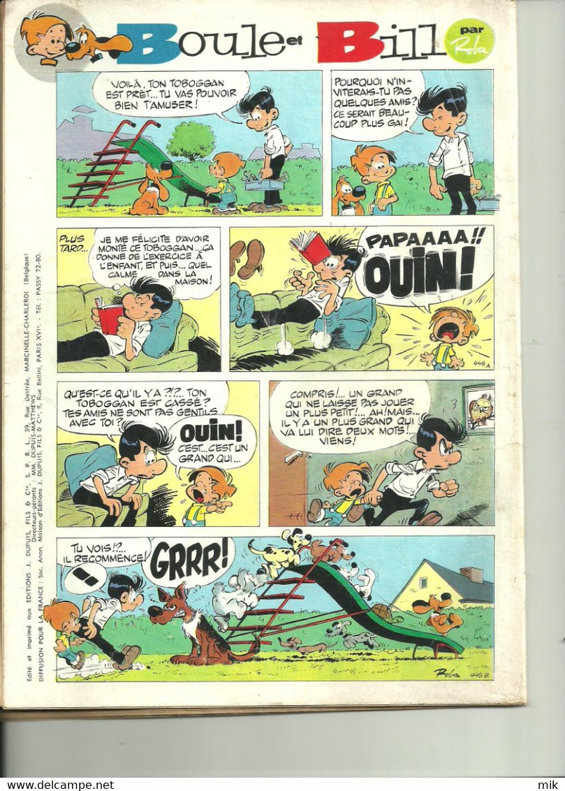 Lot De 3 Spirou De Mars Et Avril 1969 - Wholesale, Bulk Lots