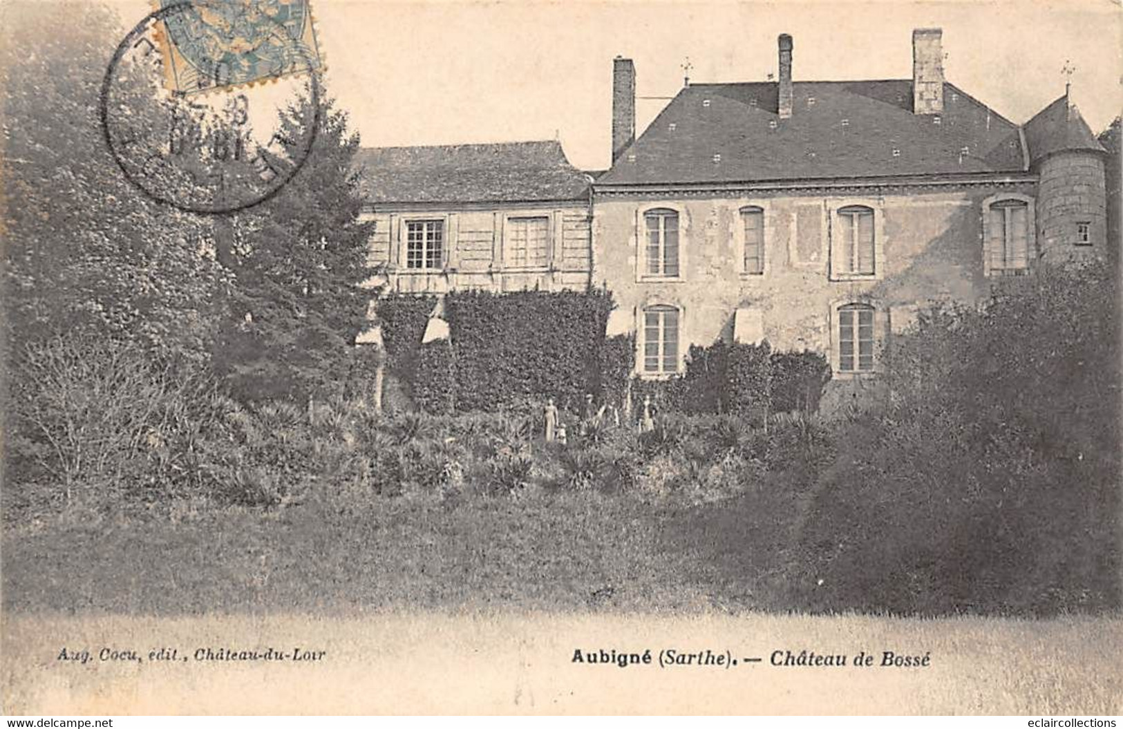 Aubigné Racan           72          Château De Bossé    -  2 -       (voir Scan) - Allonnes