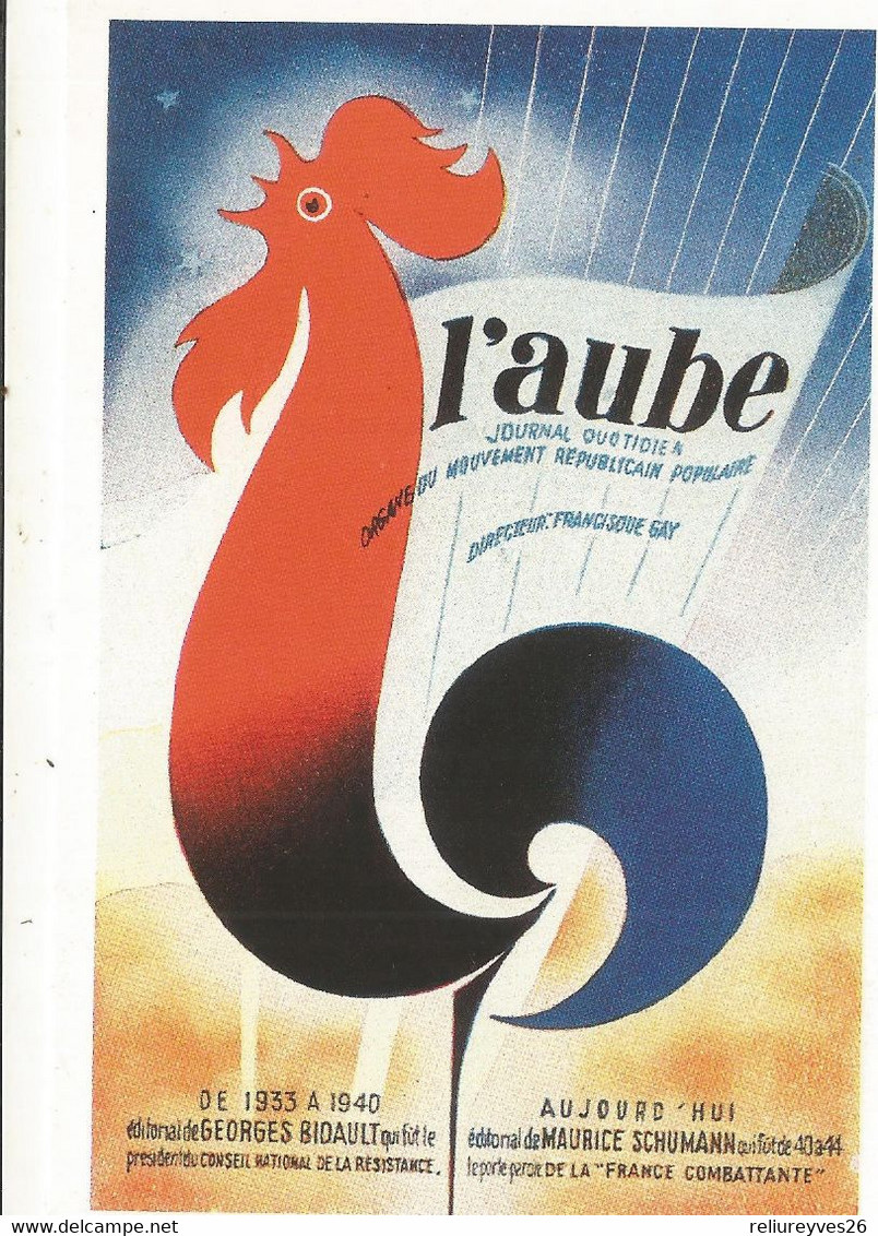 Th. Hist. L' Aube , Journal Du Mouvement Républicain Populaire ( 1945 )  Ed. K.T. - Histoire