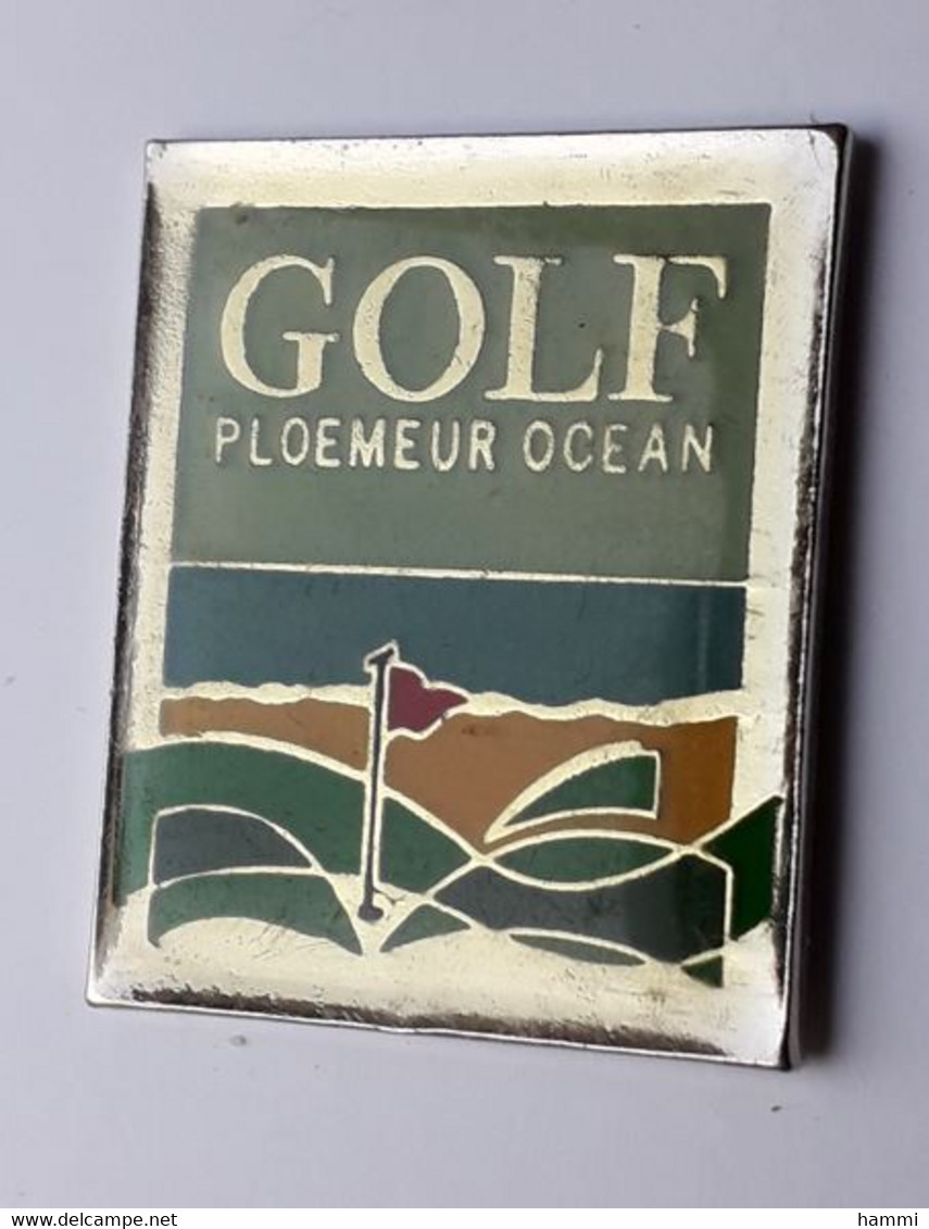 PO197 Pin's Golf Ploemeur Océan Morbihan Achat Immédiat - Golf