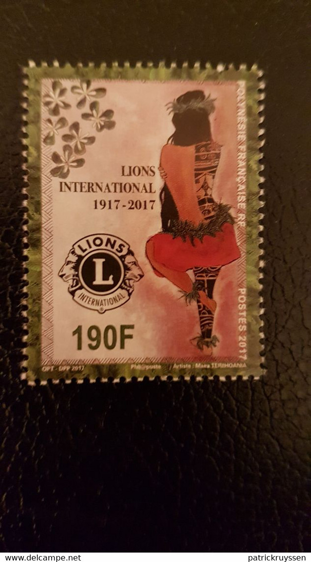 Polynesia 2017 Polynesie 1917 Centenary Lion's Club Lion Woman Tattou 1v Mnh - Neufs