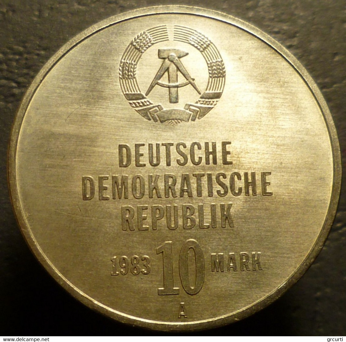 Germania Orientale - DDR - 10 Mark 1983 - 30° Anniversario Milizia Dei Lavoratori - KM# 93 - 10 Mark