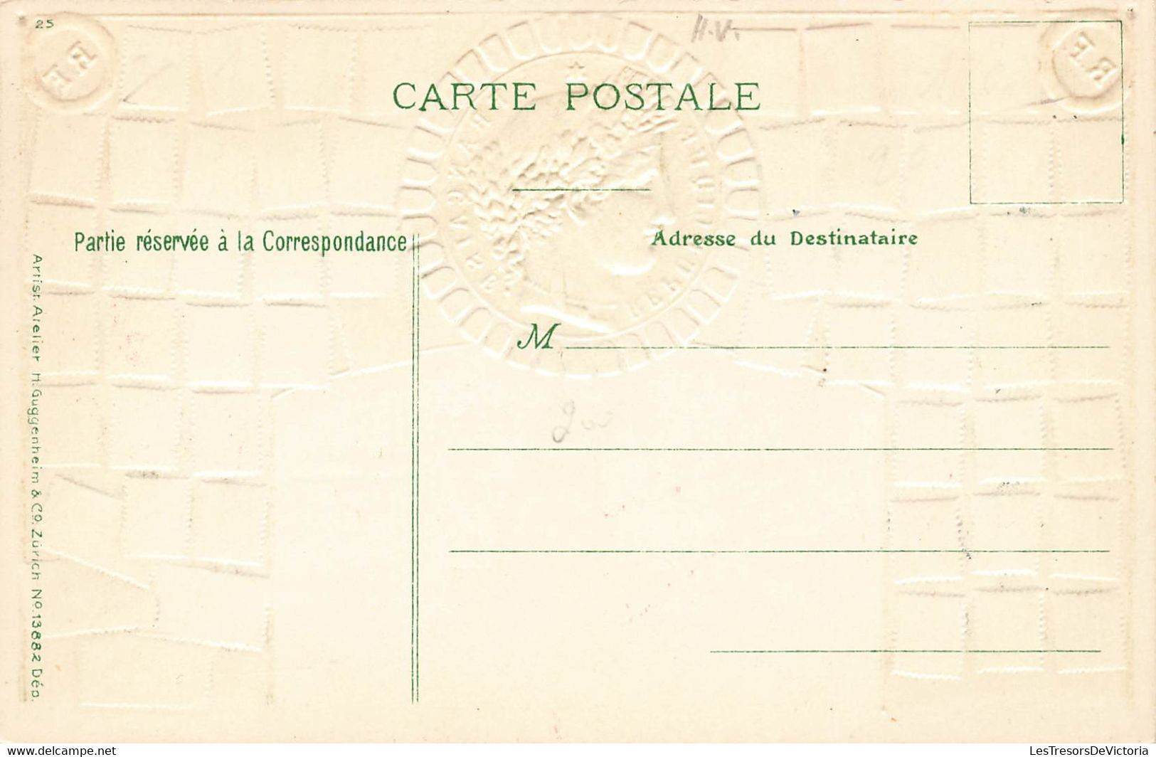 CPA Timbres Représentés - Paris Le Dome Des Invalides - Souvenir De La France - Stamps (pictures)