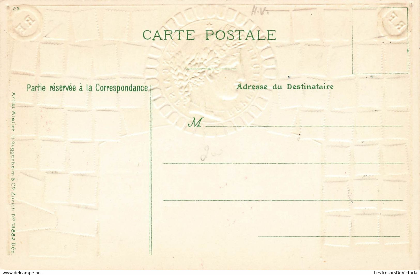 CPA Timbres Représentés - Paris Le Dome Des Invalides - Souvenir De La France - Postzegels (afbeeldingen)