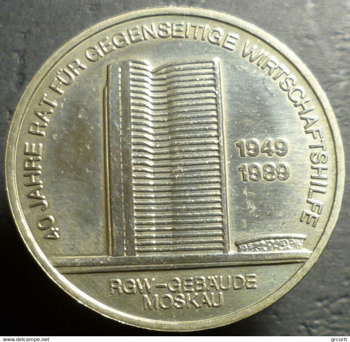 Germania Orientale - DDR - 10 Mark 1989 - Concilio Dell'Aiuto Mutuo Economico - KM# 126 - 10 Marcos