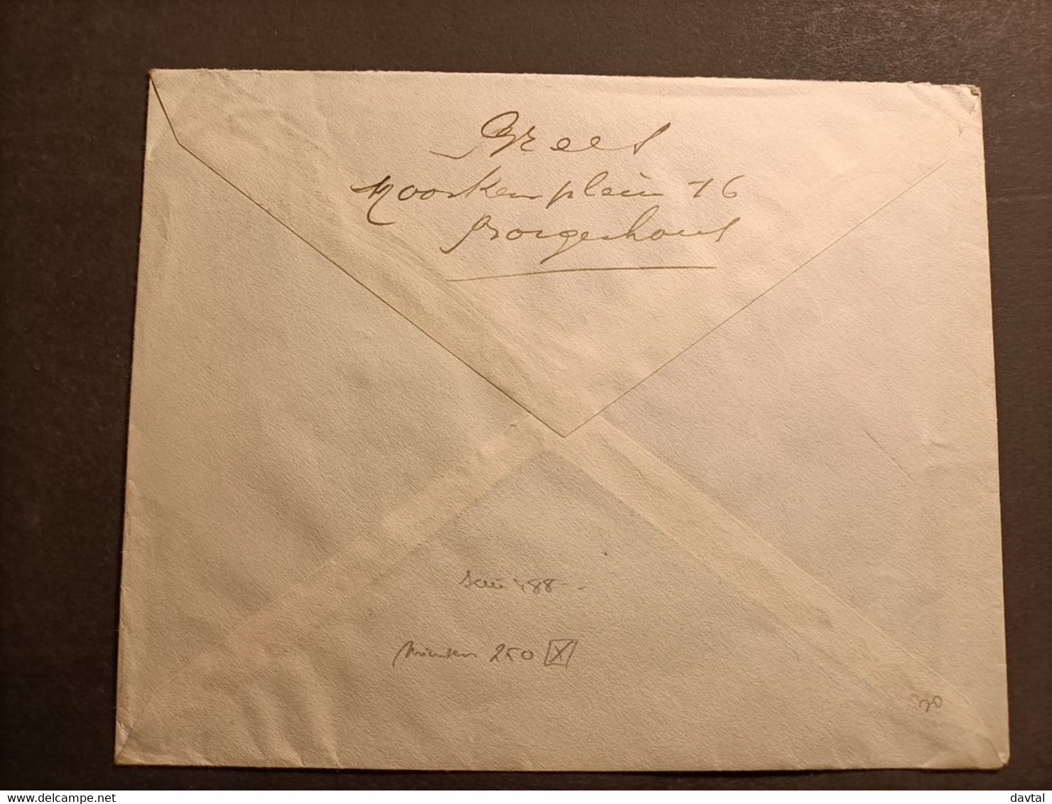 N 488-489-490 Op Brief Borgerhout-Leuven Met Stempel 15 RR - Briefumschläge