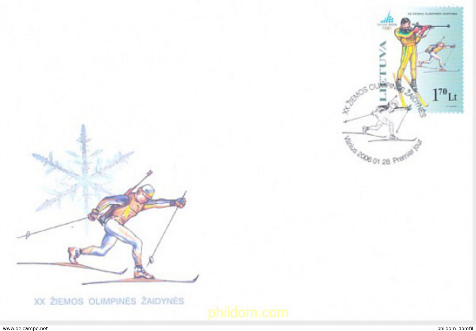 463766 MNH LITUANIA 2006 20 JUEGOS OLIMPICOS INVIERNO TURIN 2006 - Winter 2006: Torino