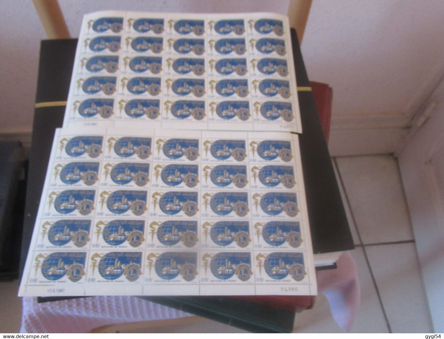 MAROC MODERNE FEUILLETS  N** MNH - Vrac (min 1000 Timbres)