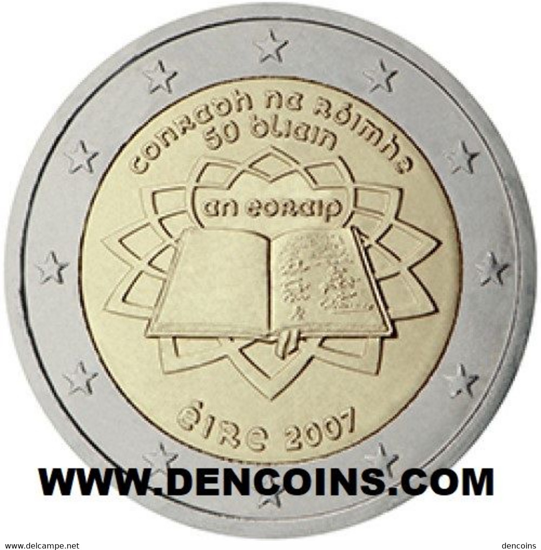 2 Euro IRLANDA 2007 TRATADO DE ROMA - IRELAND EIRE - NEUF - NUEVA - SIN CIRCULAR - NEW 2€ - Irland