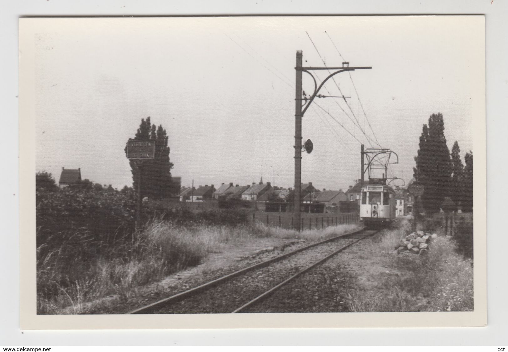 Boussu-Bois  Boussu   Entre Boussu-Bois Et Warquignies (Garage)      TRAM TRAMWAY - Boussu