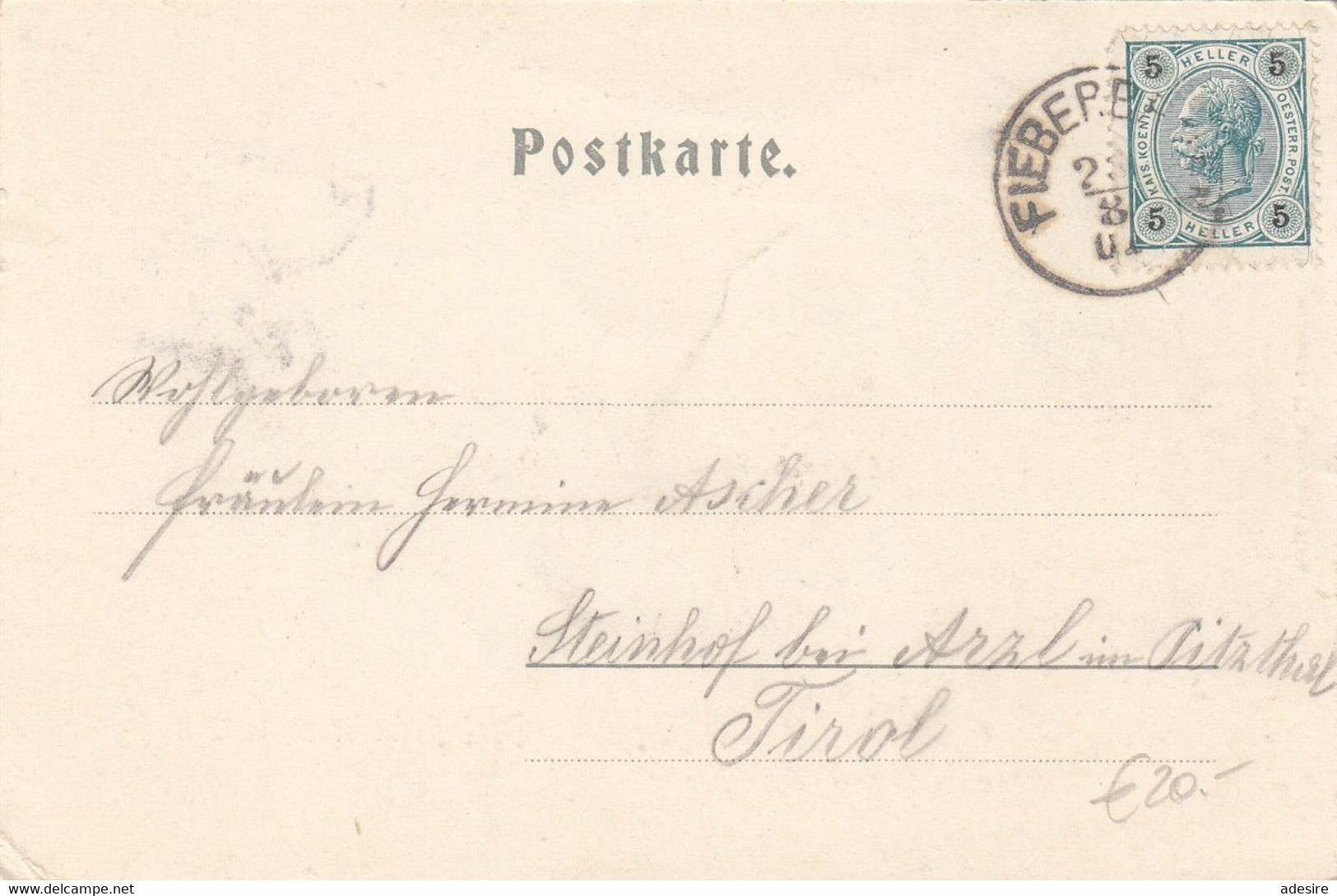 DORF FIEBERBRUNN (Tirol), Gel.1901 - Fieberbrunn