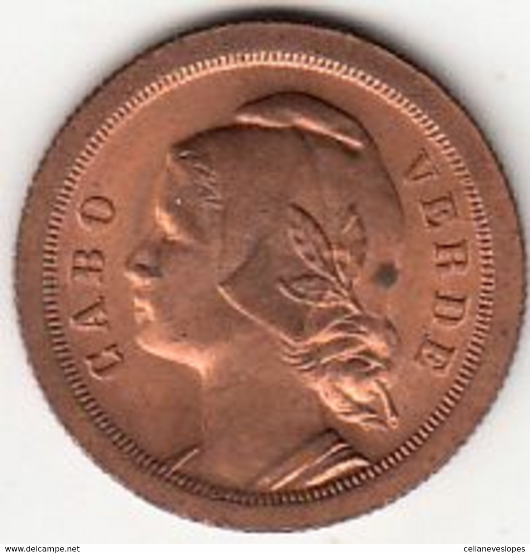 Cabo Verde, (25), 20 Centavos De Bronnze De 1930 Uncirculated, UNC - Cap Vert