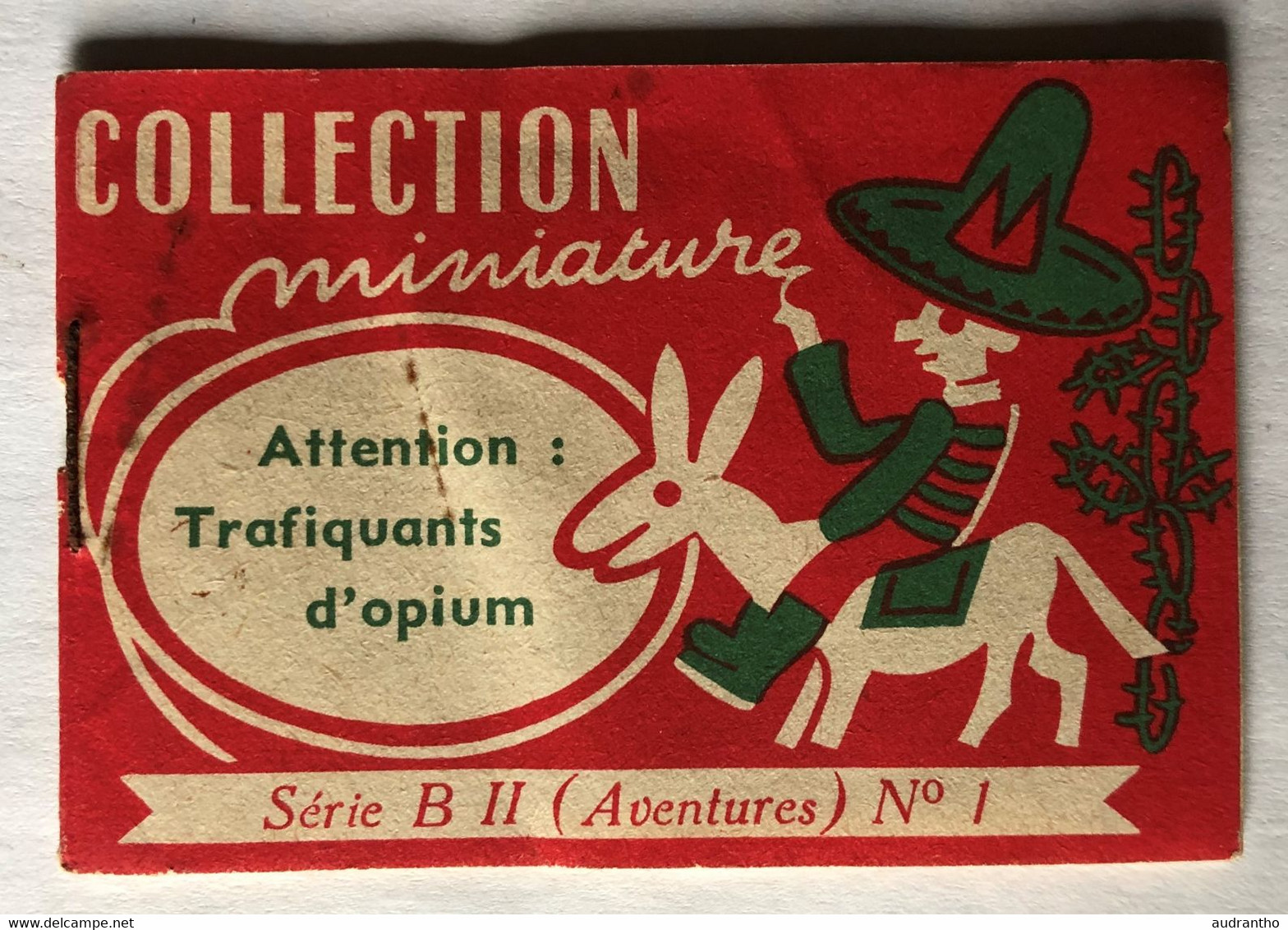 1956 Mini BD Publicitaire Collection Miniature Biscuits Brossard Saint Jean D'Angely - Attention Trafiquants D'opium - Objets Publicitaires