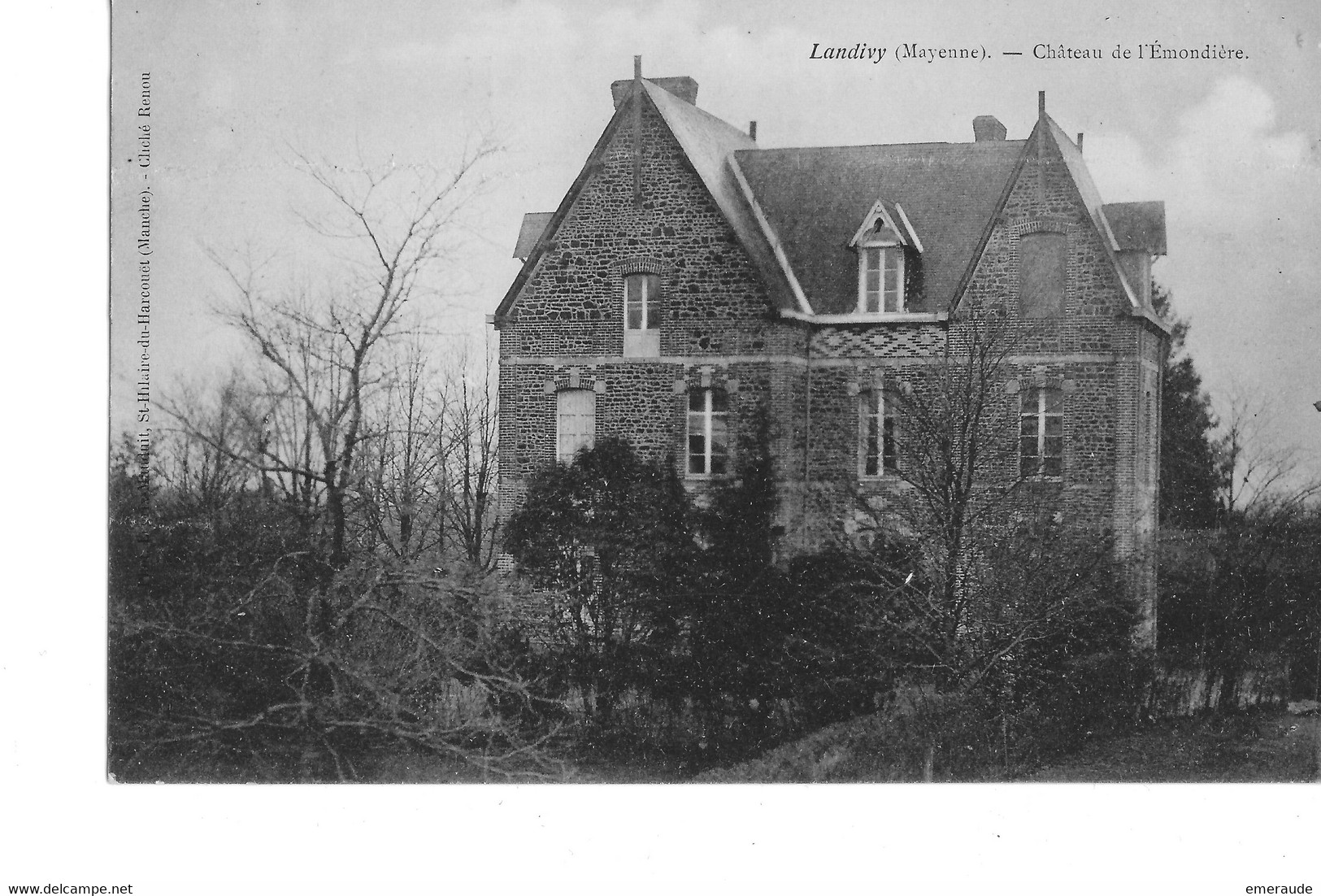 LANDIVY  Château De L'Emondière - Landivy