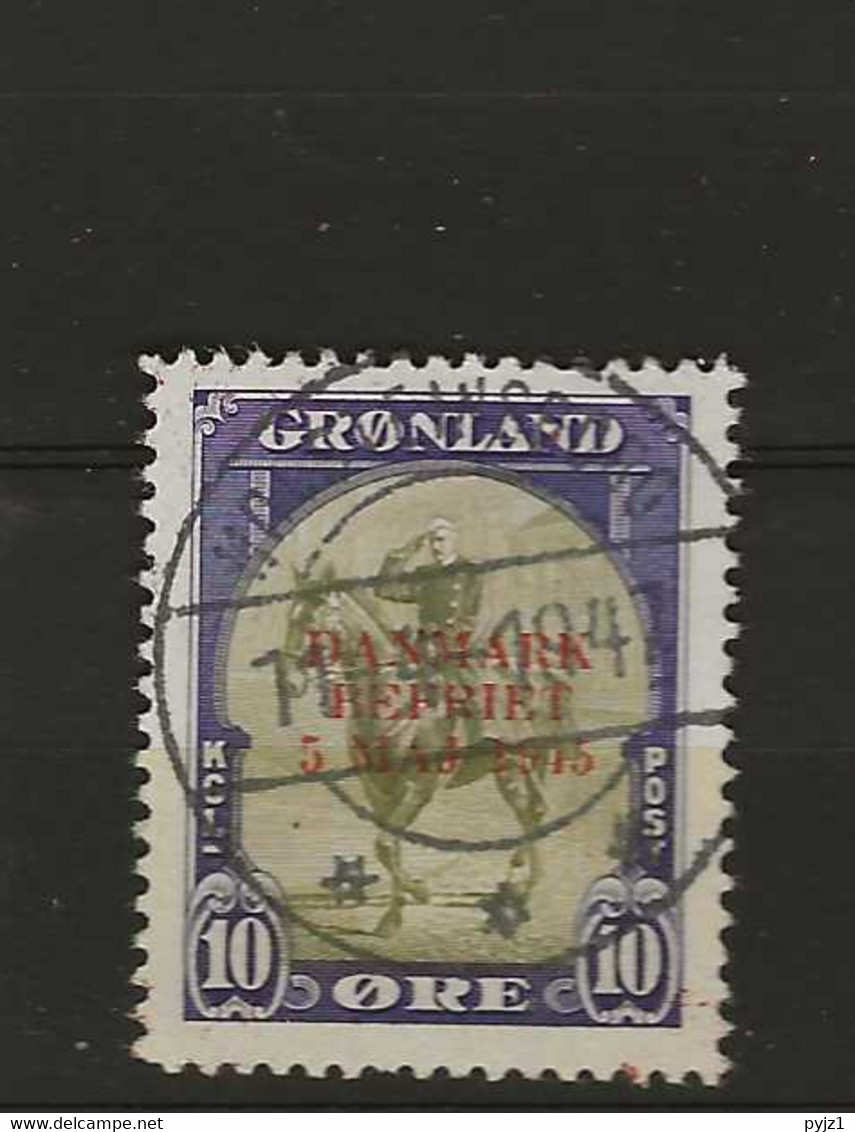 1945 USED Greenland Wrong Colour 20-I - Neufs