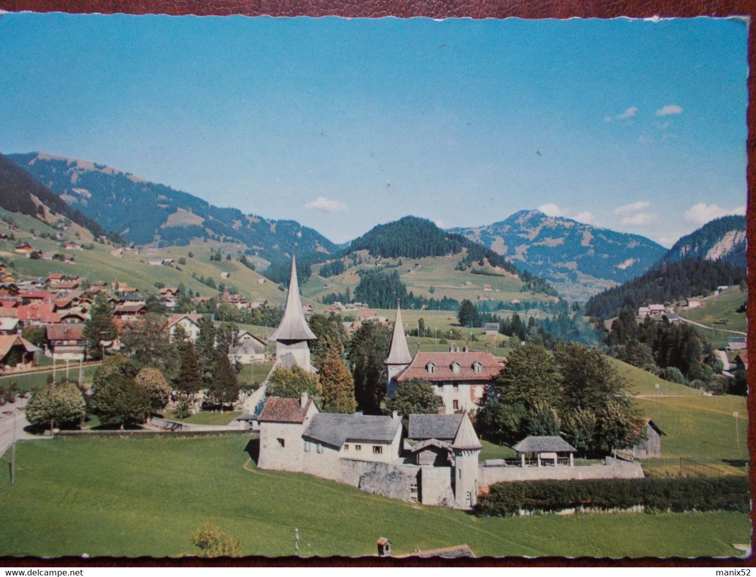 SUISSE - ROUGEMONT - L'Eglise Et Le Château. - Rougemont