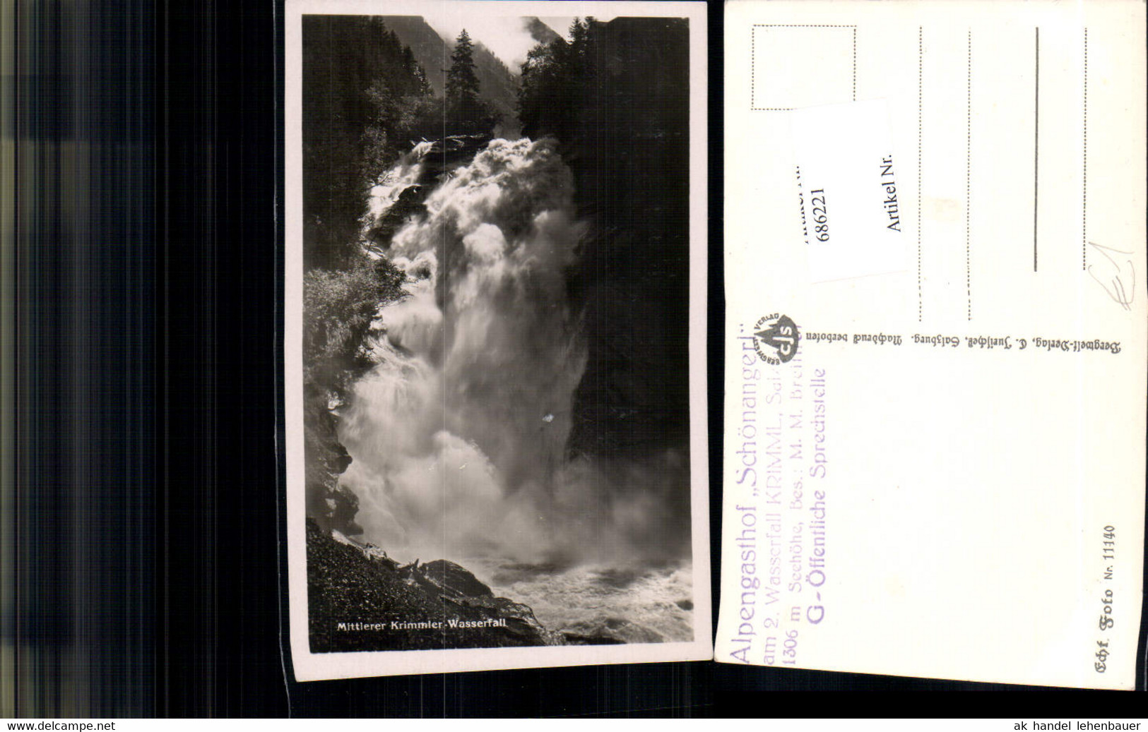 686221 Krimml Krimmler Wasserfall - Krimml