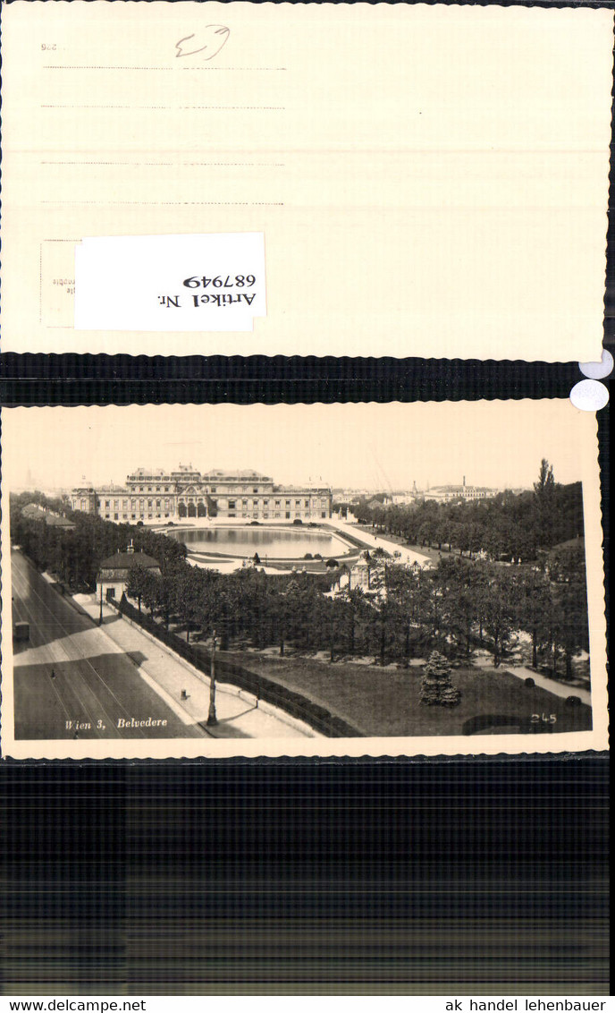 687949 Wien Landstraße Schloss Belvedere - Belvedere