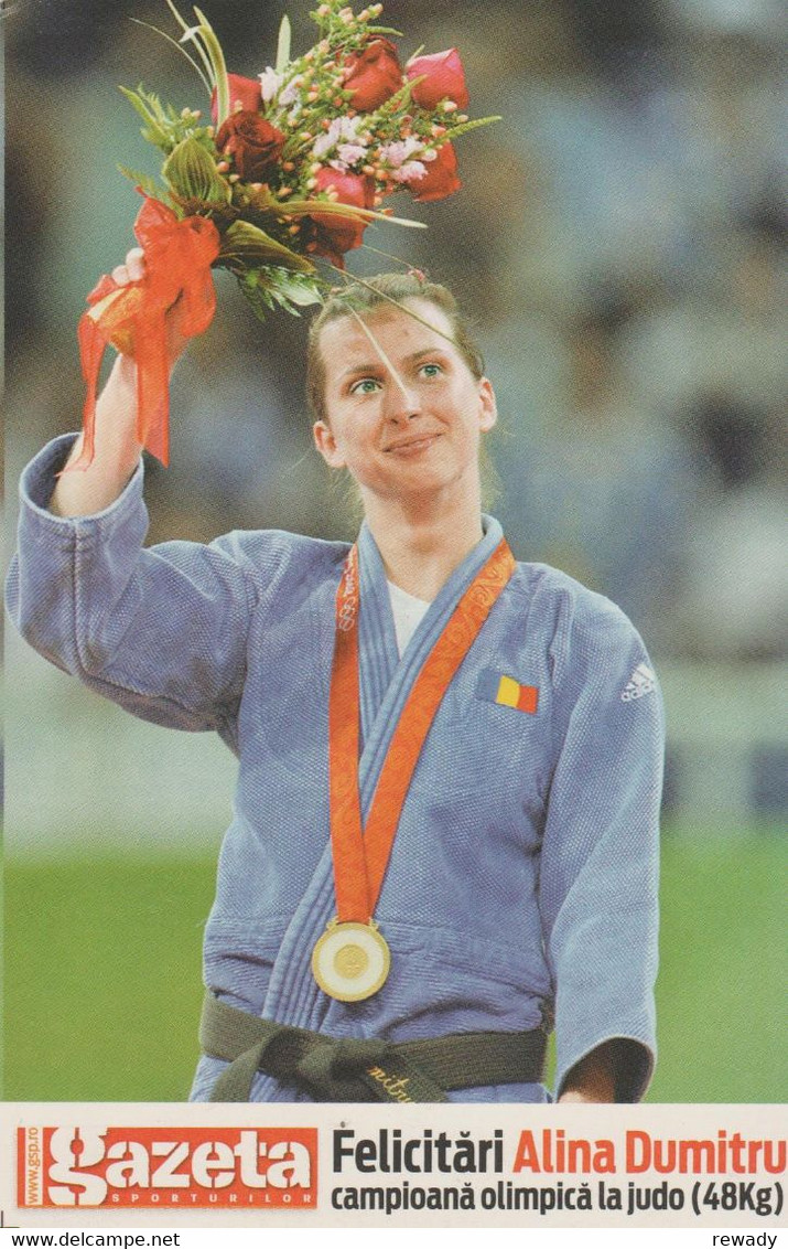 Romania - Alina Dumitru - Campioana Olimpica La Judo - Beijing 2008 - Gazeta Sporturilor - Martiaux