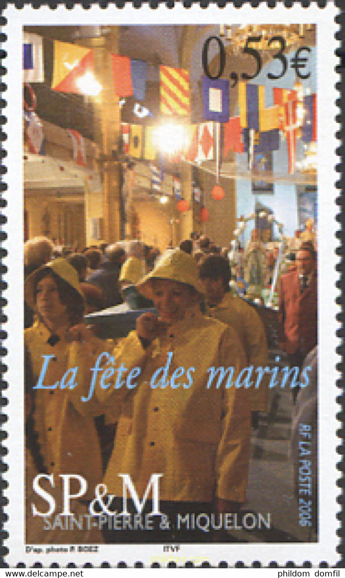 196014 MNH SAN PEDRO Y MIQUELON 2006 FIESTA MARINERA - Gebraucht