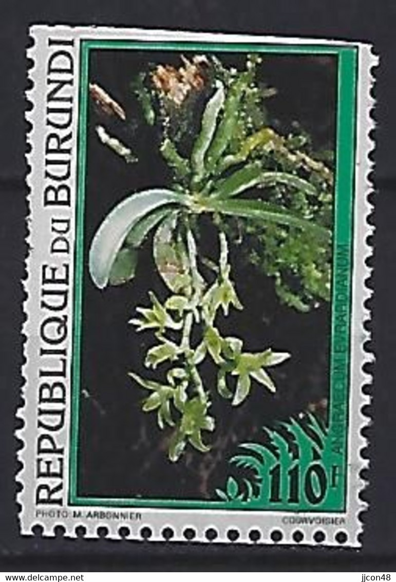 Burundi 1995  Flowers 110f (o) Mi.1812 - Used Stamps