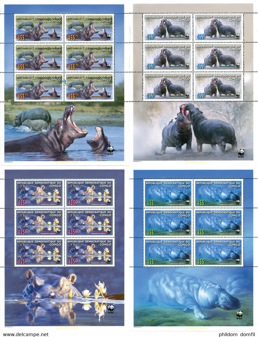 198761 MNH CONGO. República Democrática 2006 WWF - Gebraucht