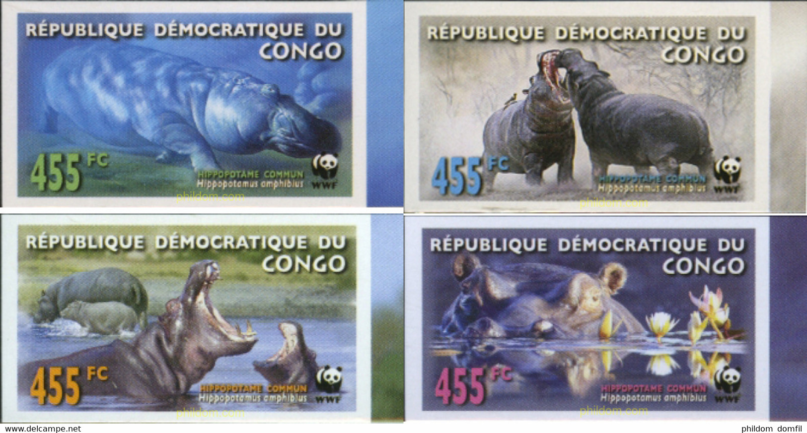 200825 MNH CONGO. República Democrática 2006 WWF - Gebraucht