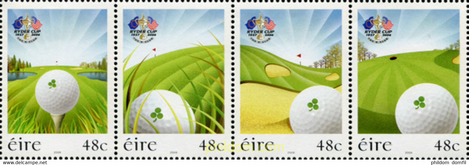 203811 MNH IRLANDA 2006 GOLF - Collections, Lots & Séries