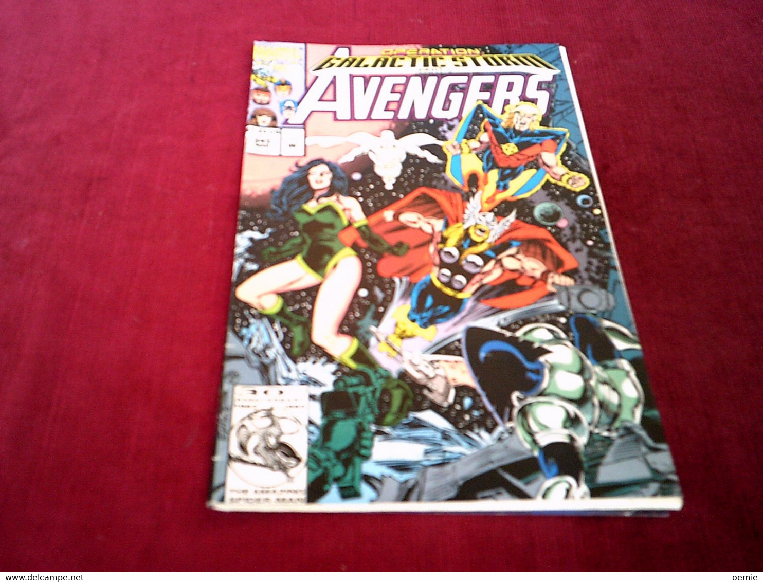 AVENGERS  N° 345  MAR  1992  OPERATION  GALACTIC STORM - Marvel