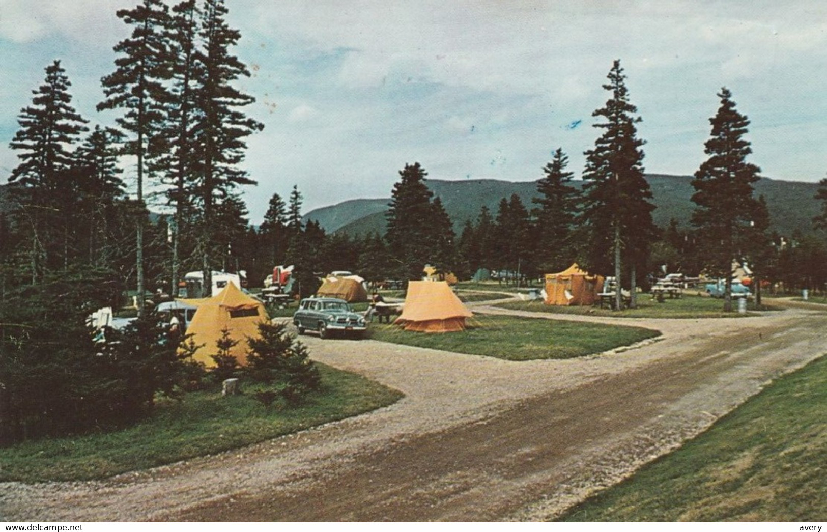 Camp Grounds At Ingonish, Cape Breton, Nova Scotia In The Cape Bretons Highlands National Park - Cape Breton