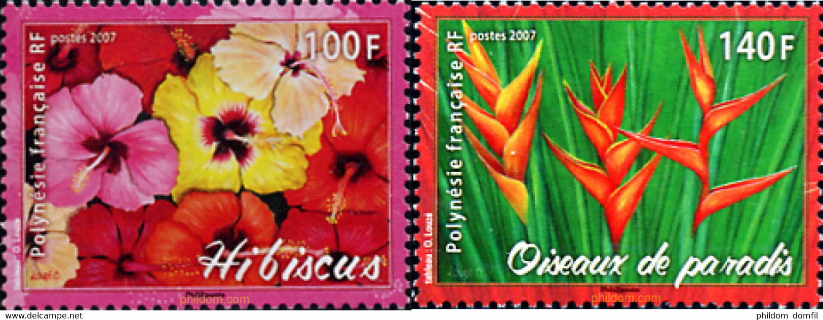 211202 MNH POLINESIA FRANCESA 2007 FLORES - Oblitérés