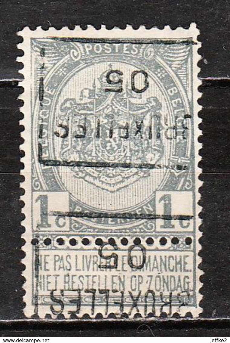 PRE655D  Armoiries - Bonne Valeur - Bruxelles 05 - MNG - LOOK!!!! - Rollenmarken 1900-09