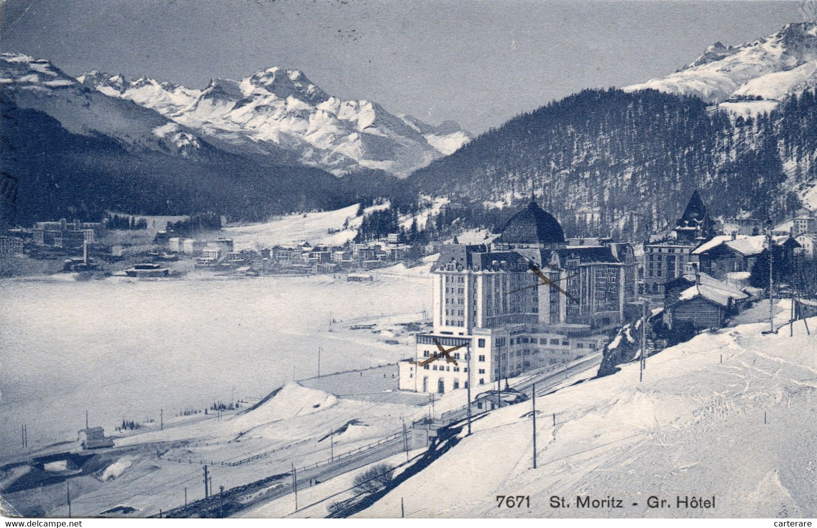 SUISSE,HLVETIA,SWISS,SWITZERLAND,SVIZZERA,SCHWEIZ,GRISONS,SAINT MORITZ,1911 - St. Moritz