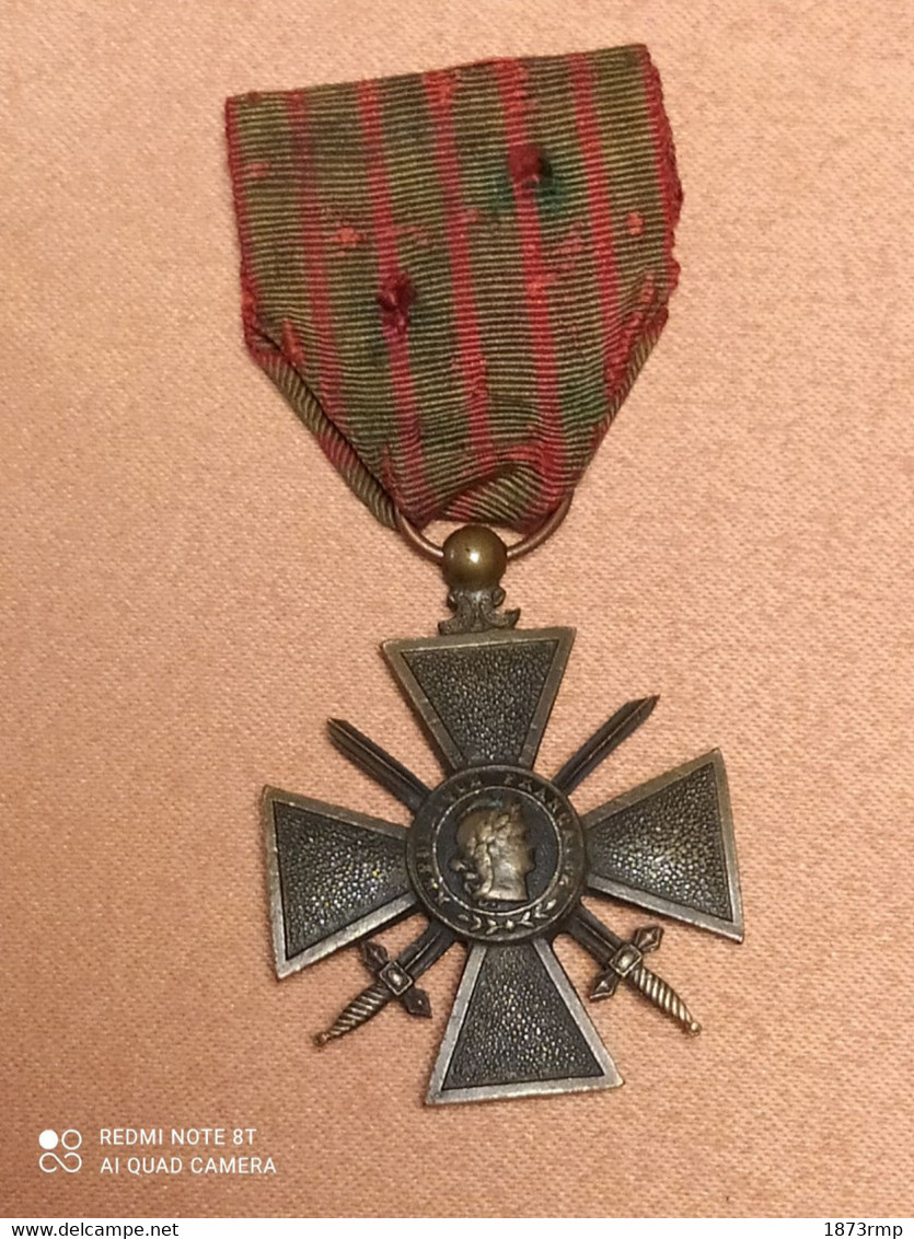 MEDAILLE CROIX DE GUERRE 14/16 - France